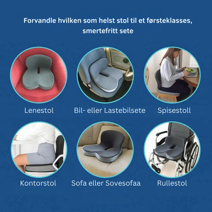 Smertefri sitting – for rygg, hofter og haleben
